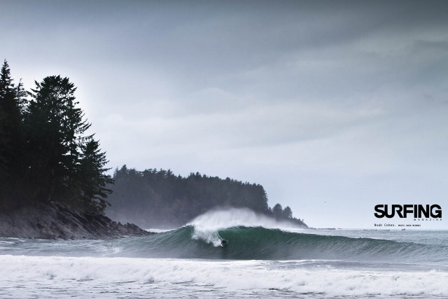 Person riding wave surfboard ocean #2 free wallpaper for desktop - medium preview image