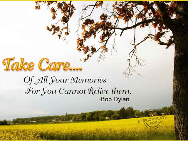 Tree field quote memories care free wallpaper for desktop - medium preview image