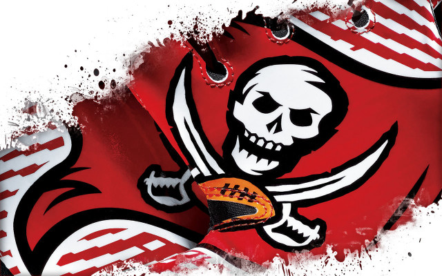 Skull crossbones red white flag free wallpaper for desktop - medium preview image