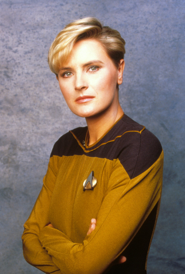 Woman star trek uniform photo free wallpaper for mobile - medium preview image