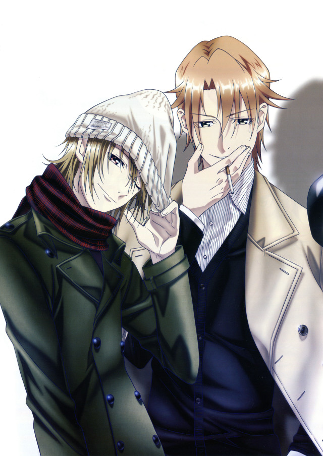 Anime characters posing for picture #4 free wallpaper for mobile - medium preview image