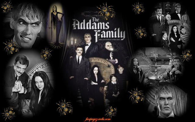 Addams family movie collage photos free wallpaper for desktop - medium preview image