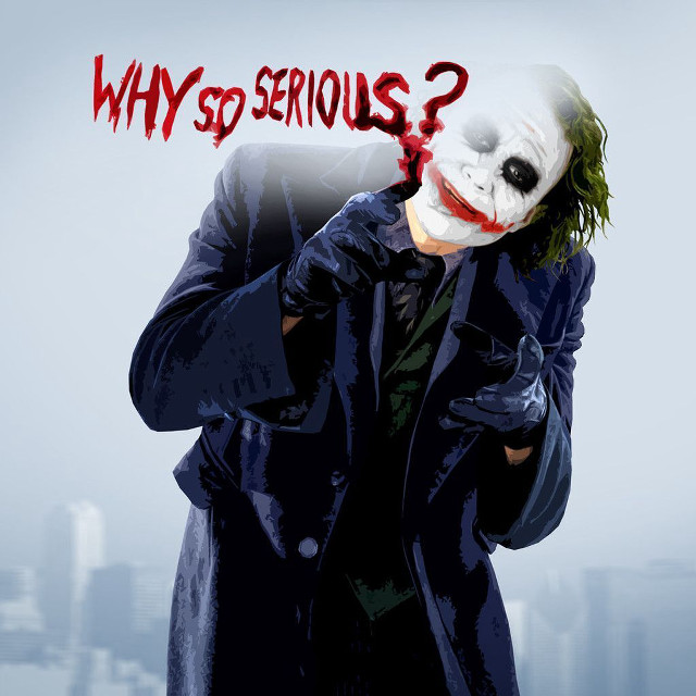Man suit joker mask sign free wallpaper for tablet - medium preview image