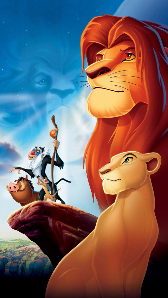 Lion king lioness movie poster free wallpaper for mobile - medium preview image