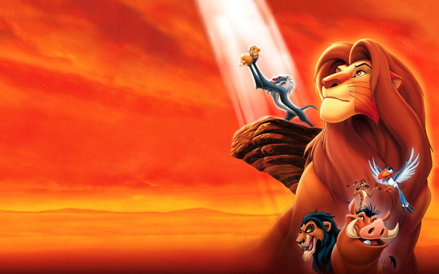 Lion king two little pigs free wallpaper for desktop - medium preview image
