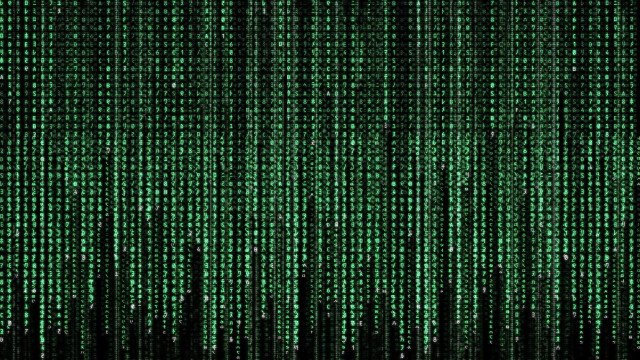 Green numbers black line cybernetics #2 free wallpaper for desktop - medium preview image