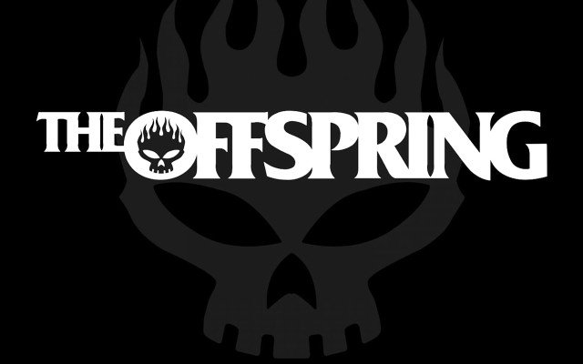 Black white logo skull offspring free wallpaper for desktop - medium preview image