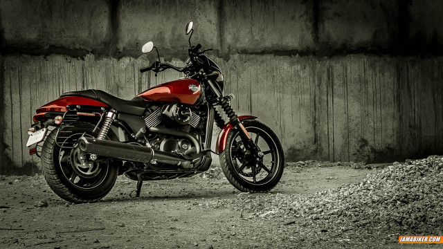 Red motorcycle wall dirt road free wallpaper for desktop - medium preview image