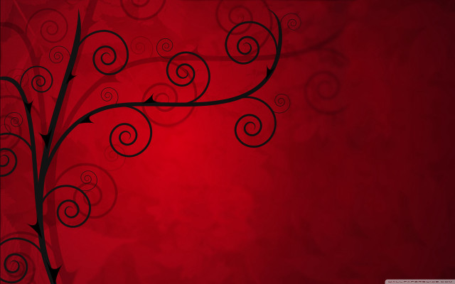 Red background black tree gothic free wallpaper for desktop - medium preview image