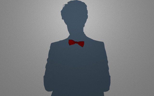 Man red bow tie shadows free wallpaper for desktop - medium preview image