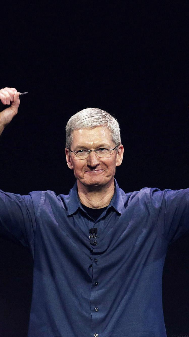 Apple founder cigarette pointing hands free wallpaper for mobile - medium preview image