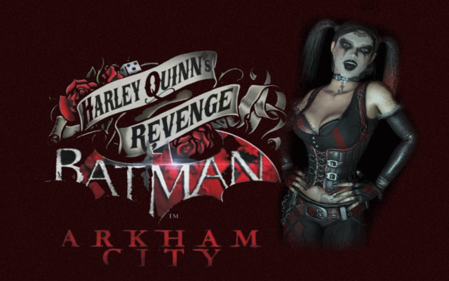 Woman corset batman city banner free wallpaper for desktop - medium preview image