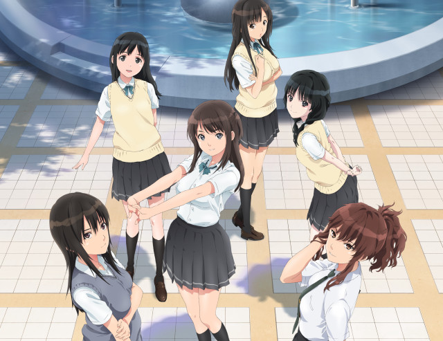 Girls school uniforms room tiled free wallpaper for desktop - medium preview image