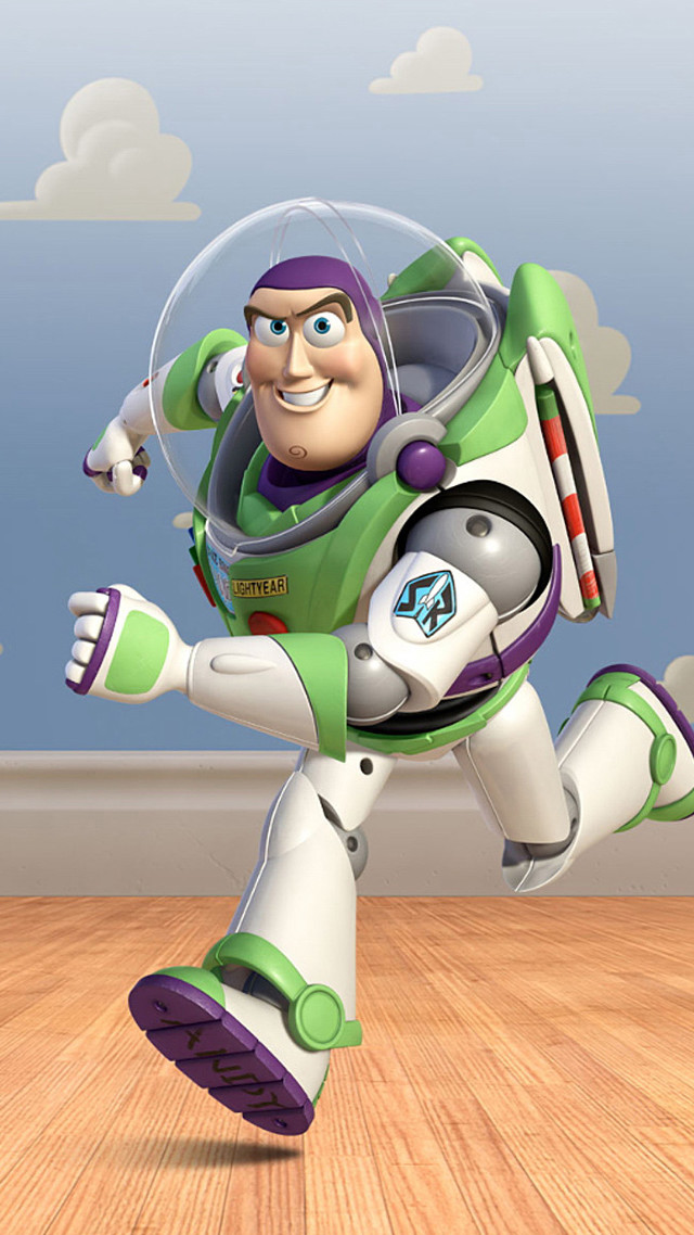 Cartoon character running wooden floor free wallpaper for mobile - medium preview image