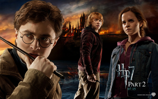 Harry potter movie poster hermi free wallpaper for desktop - medium preview image
