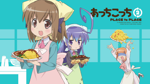 Anime girls food smiling camera free wallpaper for desktop - medium preview image