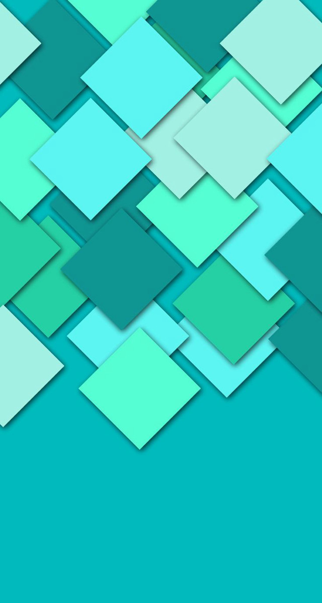 Blue green background squares rectangles free wallpaper for mobile - medium preview image