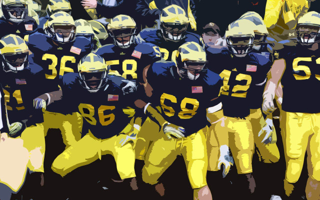 Football team coach referee painting free wallpaper for desktop - medium preview image