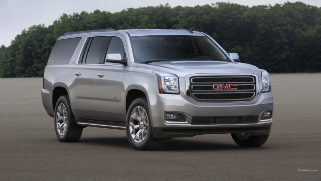 Silver truck parking lot trees free wallpaper for desktop - medium preview image