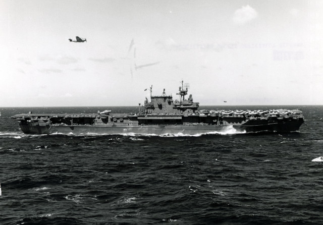 Large ship ocean helicopter plane free wallpaper for desktop - medium preview image