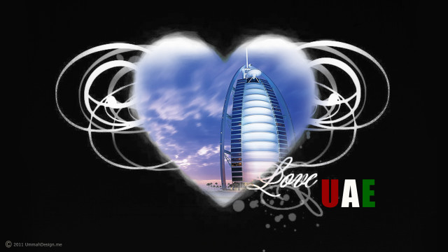Heart shaped building sky background free wallpaper for desktop - medium preview image