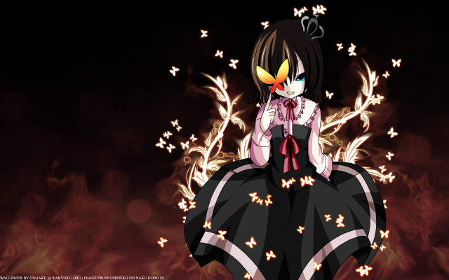 Girl bird rock fire stars free wallpaper for desktop - medium preview image