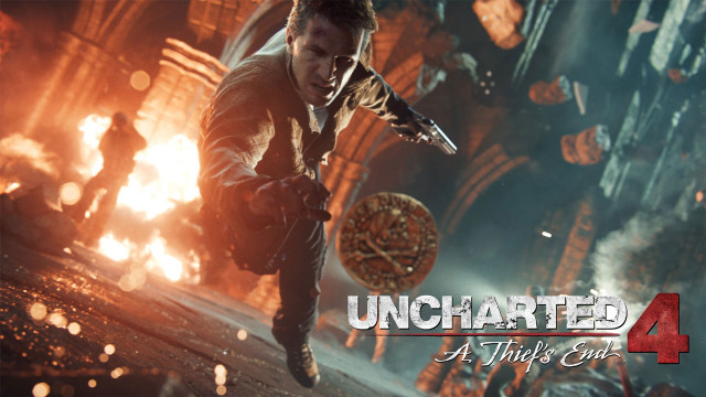 Man fire uncharted4 battle explosion free wallpaper for desktop - medium preview image