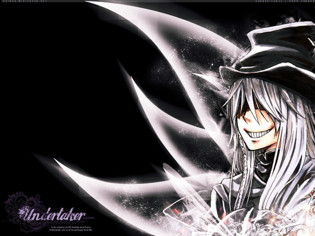 Anime hat blackoutfit whitehair crescentmoon free wallpaper for desktop - medium preview image