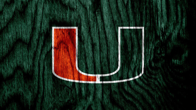 Wooden background miami hurricanes logo free wallpaper for desktop - medium preview image