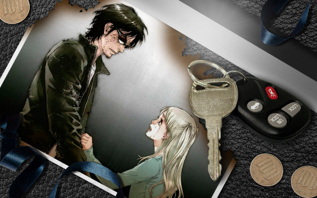 Couple people key car keychain free wallpaper for desktop - medium preview image