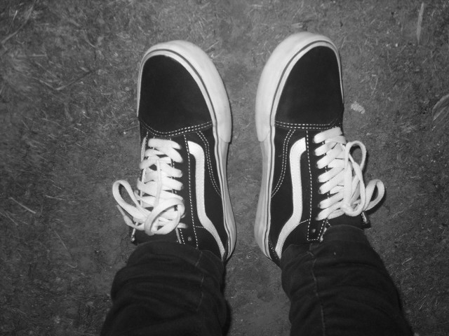 Black white shoes white laces free wallpaper for desktop - medium preview image