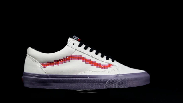 White red shoe black background free wallpaper for desktop - medium preview image