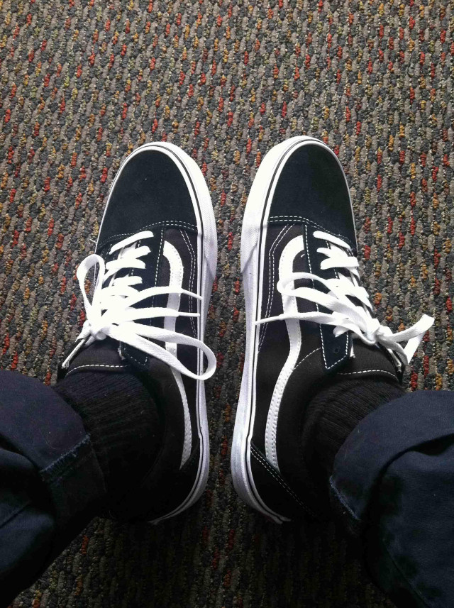 Person black white shoes carpeted free wallpaper for mobile - medium preview image