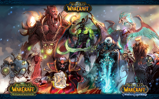 Characters warcraft fire ice demon free wallpaper for desktop - medium preview image