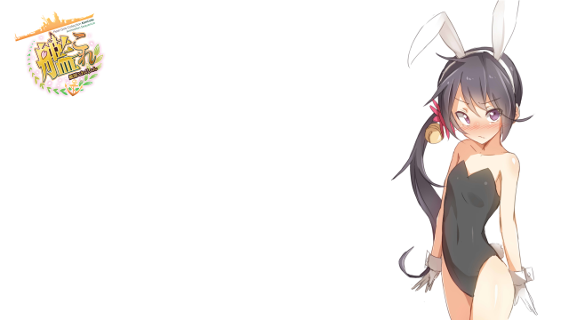 Girl bunny suit bow hair free wallpaper for desktop - medium preview image