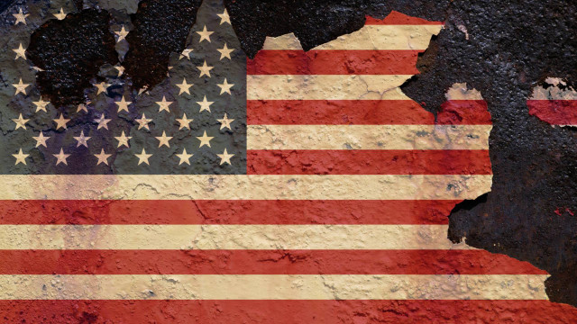 Grungy map united states flag free wallpaper for desktop - medium preview image