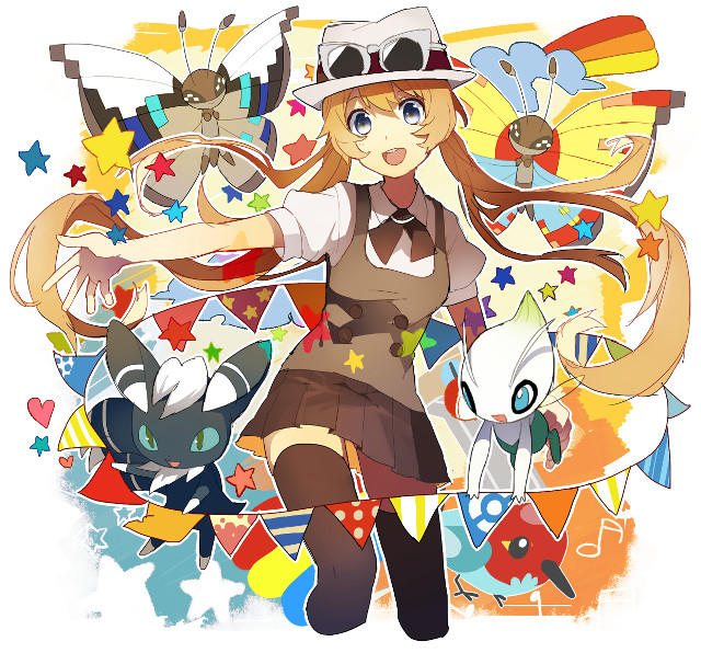 Woman hat dress animals cat free wallpaper for tablet - medium preview image