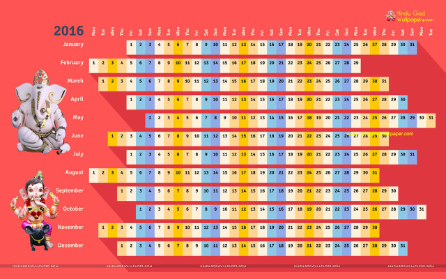 Calendar man woman elephant surreal free wallpaper for desktop - medium preview image