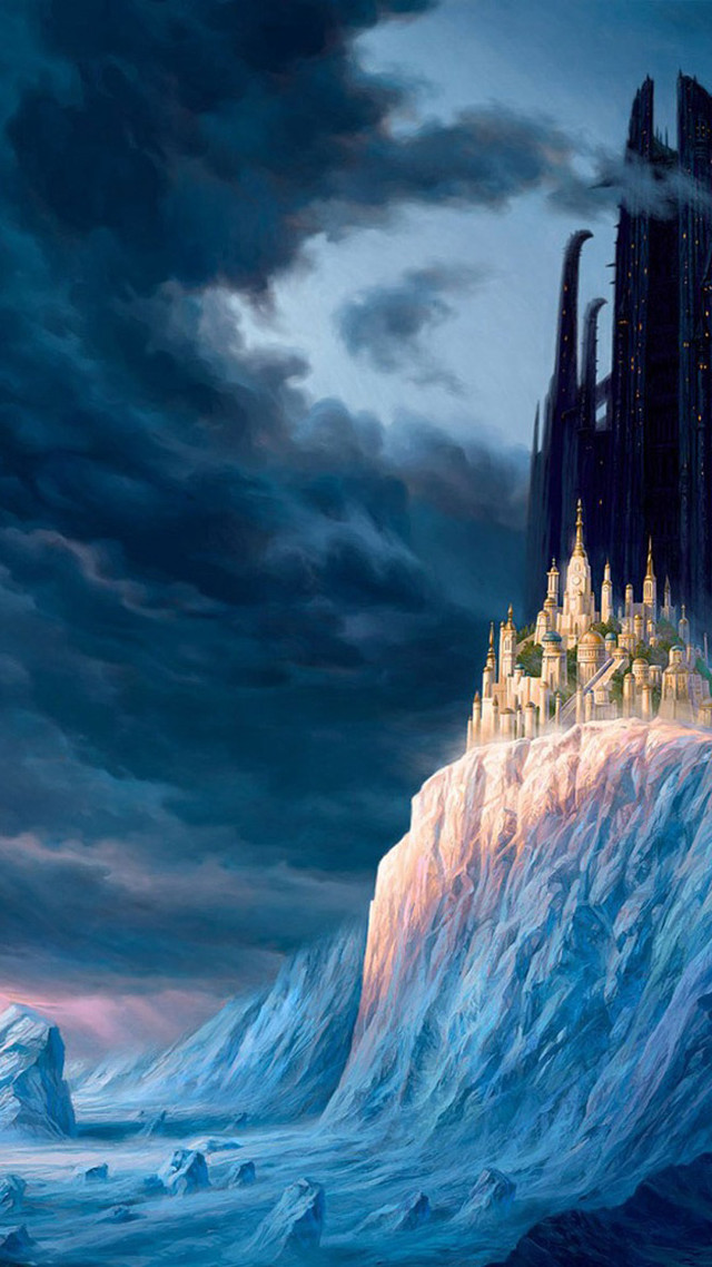 Castle mountain sky clouds background #3 free wallpaper for mobile - medium preview image