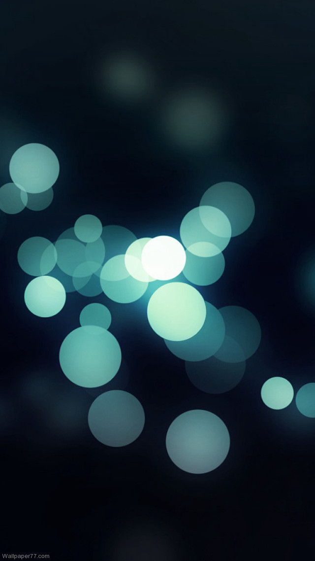 Blurry blue light black background #2 free wallpaper for mobile - medium preview image