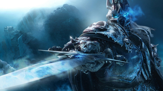 Man armor sword fantasy mountain free wallpaper for desktop - medium preview image