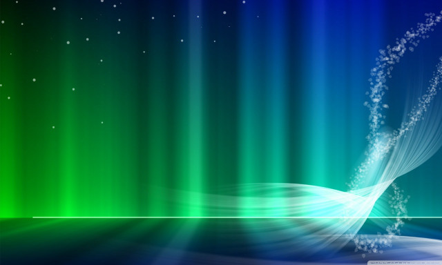 Green blue stars wave water free wallpaper for desktop - medium preview image