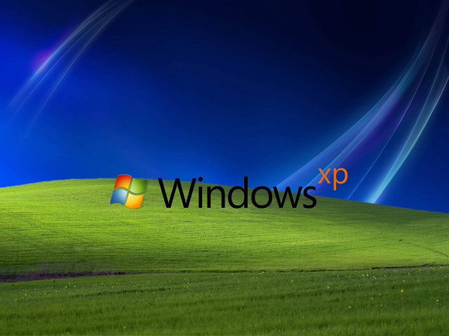 Windows xp logo green field free wallpaper for desktop - medium preview image
