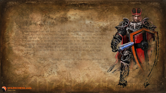 Man armor sword scroll background free wallpaper for desktop - medium preview image