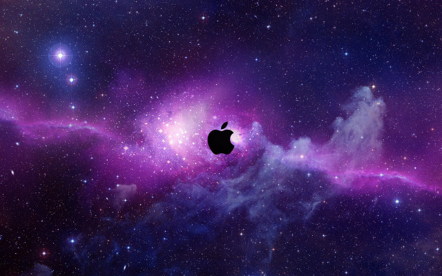 Purple blue space stars black #2 free wallpaper for desktop - medium preview image