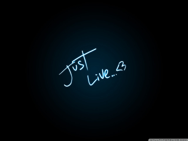 Neon sign just live #22 free wallpaper for desktop - medium preview image