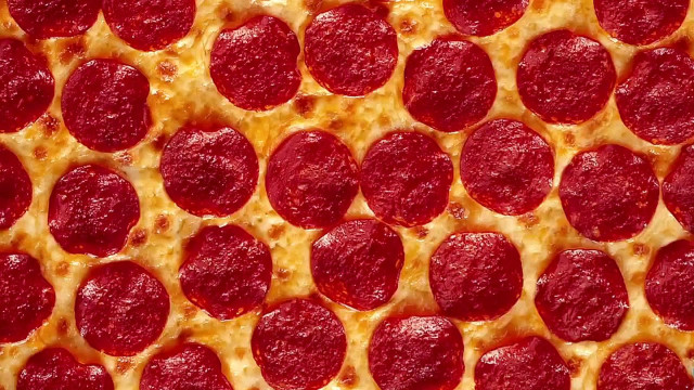 Pepperoni pizza cheese slices missing free wallpaper for desktop - medium preview image