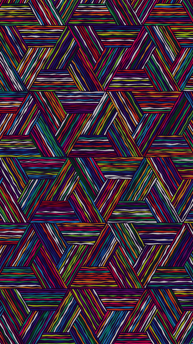 Colorful pattern different colors shapes free wallpaper for mobile - medium preview image