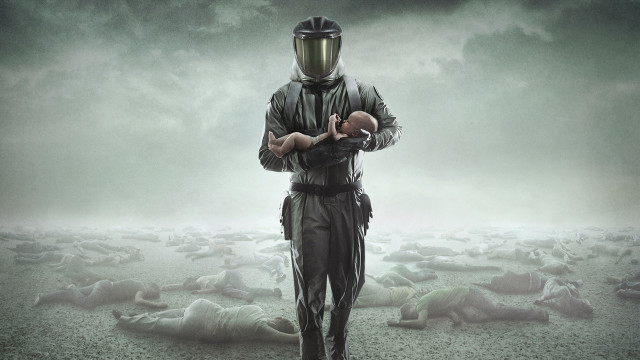 Man space suit field dead free wallpaper for desktop - medium preview image