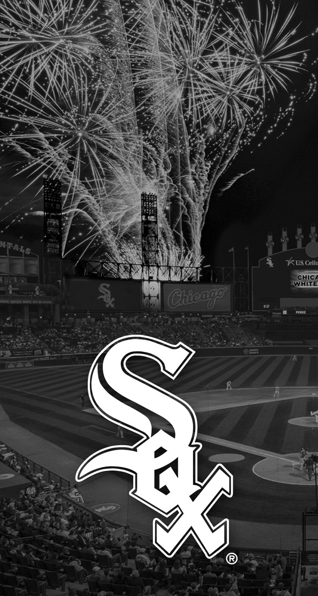 Baseball field fireworks chicago white free wallpaper for mobile - medium preview image